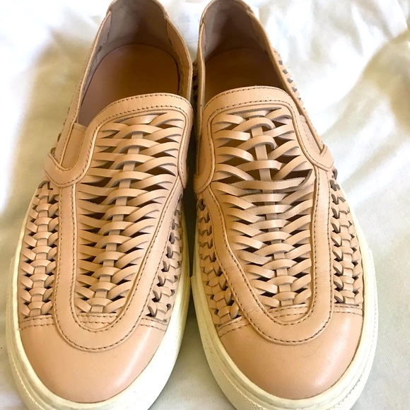 Tory Burch Huarache blush/beige woven slip on - Picture 5 of 5